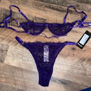 Nasty Gal underwear and bra set